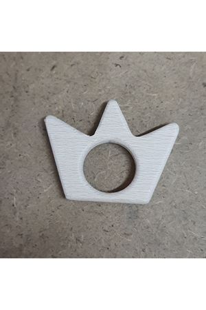 Ahşap Cilasız Diş Kaşıyıcı Taç