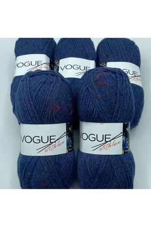 İhrac Fazlası 5'li Paket 450-500 gr Tüy Detaylı Akrilik Koyu Mavi 11360 