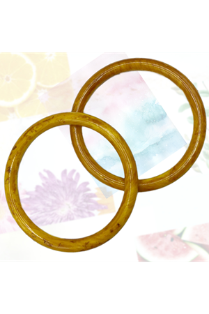 Bambu Görünümlü Yuvarlak Çanta Sapı 9cm çaplı Bambu Renk