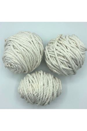 STOK Fazlası 5 mm 3 Büküm 1000gr Halat Ekru SF562 