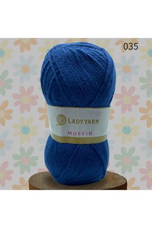 Lady Yarn Muffin 035 Koyu Mavi