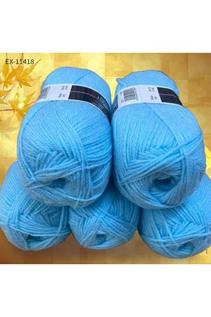 İhrac Fazlası 5'li Paket 500 gr Akrilik Açık Mavi 11418 