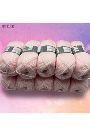 İhrac Fazlası 10'lu Paket 500 gr Akrilik Bebe Pembe 11421