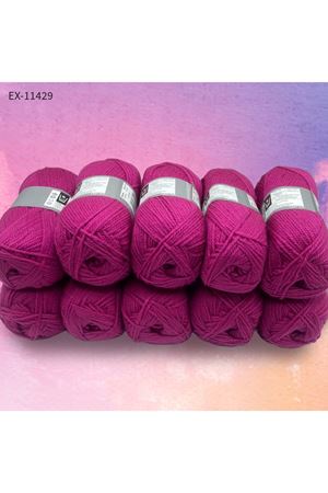 İhrac Fazlası 10'lu Paket 500 gr Akrilik Fuşya 11429