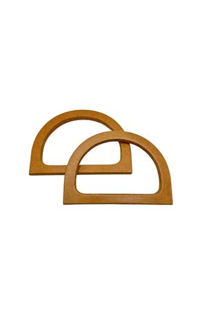 İthal Ahşap Çanta Sapı 11,5x8,5 Taba 06