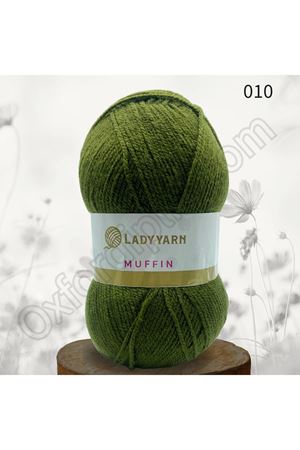 Lady Yarn Muffin 010 Haki Yeşil
