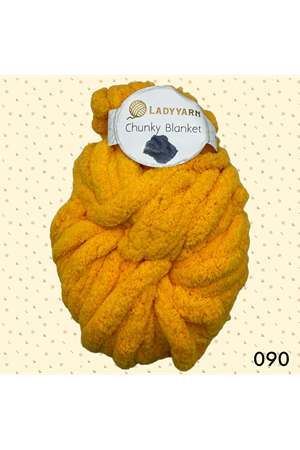 Lady Yarn Chunky Blanket 090 Açık Turuncu