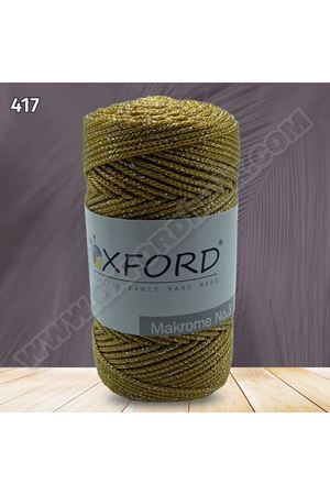 Oxford 3 No Simli Lurex Makrome - 417 Altın