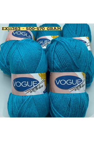 İhrac Fazlası 5'li Paket 500-570 gr Akrilik Koyu Turkuaz 11363