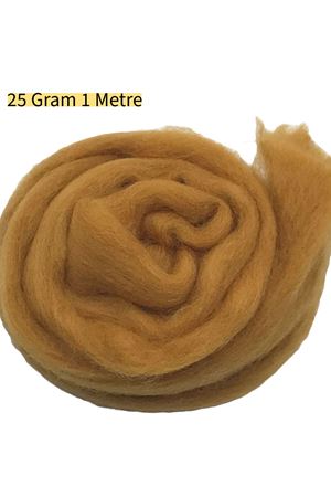 Saf Yün Keçe 25 gram 1 metre - Hardal