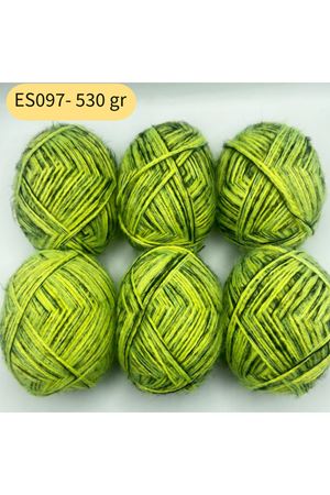 Stok Fazlası 6'lı Paket 530gr 3kat Angora Moher Melanj ES097