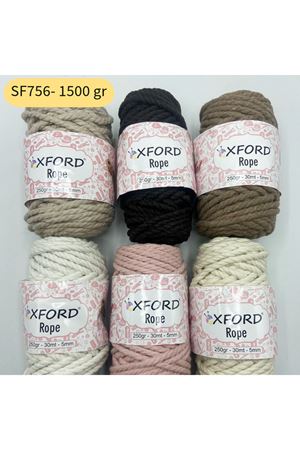 Stok Fazlası 5MM Bükümlü Makrome Mix PAKET- 1500gr SF756