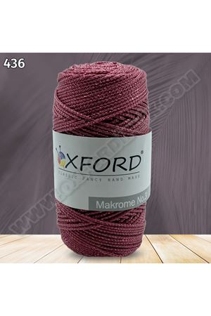 Oxford 3 No Simli Lurex Makrome - 436 Gülkurusu 