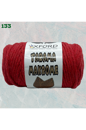 Tarama Makrome 5 mm - 133 Bayrak Kırmızı
