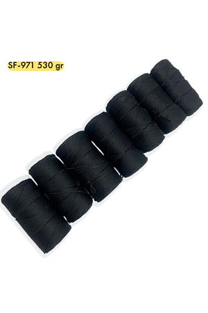 Stok Fazlası 530 gram PP No:3 Makrome Siyah SF971