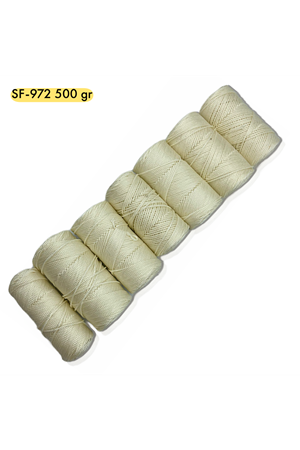 Stok Fazlası 500 gram PP No:3 Makrome Krem SF972
