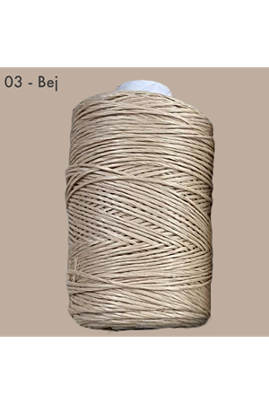 Rafya İp Bodrum Rafyası 200 gram 03 Bej