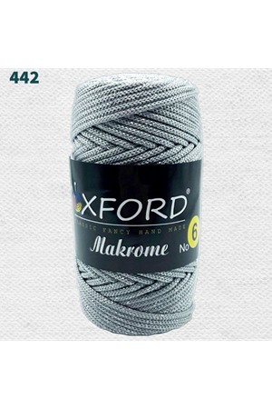 Oxford 6 No SİMLİ Makrome - 442 Gümüş