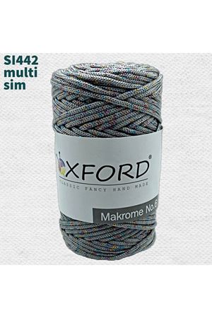 Oxford 6 No SİMLİ Makrome - SI442 Koyu Gümüş Multisim