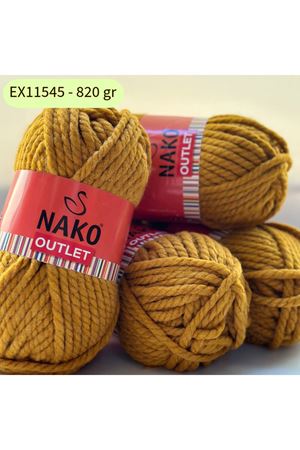 Outlet 4'lü Paket 820 gr Kalın Akrilik Hardal 11545