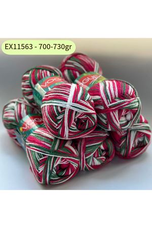 İhrac Fazlası 5'li Paket 700-730 Gram Akrilik Ebruli EX11563