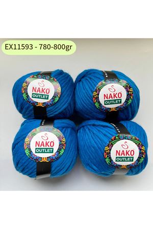 Outlet 4'lü Paket 780-800 gr %25 Yünlü Koyu Mavi EX11593