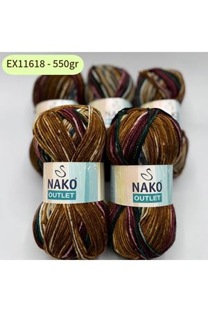 Outlet 5'li Paket 550gr Akrilik Ebruli EX11618