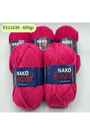 Outlet 5'li Paket 600gr Akrilik Fuşya EX11630