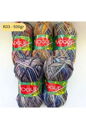 Stok Fazlası 5'li Paket 500gr Ebruli Akrilik Mix K-03