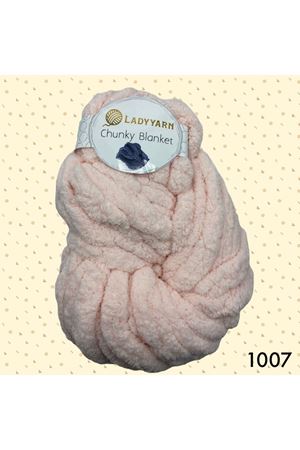 Lady Yarn Chunky Blanket 1007 Açık Pembe 