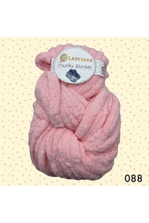 Lady Yarn Chunky Blanket 088 Bebe Pembe 