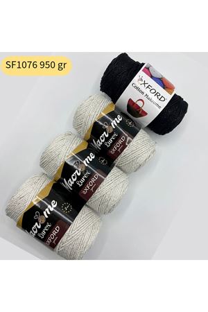 Stok Fazlası 950gr Cotton Makrome Simli Mix SF1076