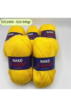 Outlet 5'li Paket 510-540gr Akrilik Sarı EX11666