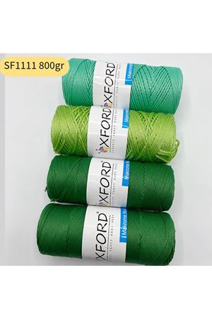 Stok Fazlası 800 gram PP No:4 Makrome Yeşil Tonları SF1111