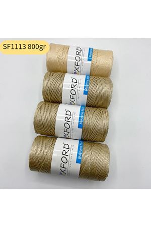 Stok Fazlası 800 gram PP No:4 Makrome Bej Tonları SF1113