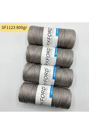 Stok Fazlası 800 gram PP No:4 Makrome Gri SF1123
