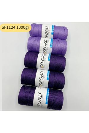 Stok Fazlası 1000 gram PP No:4 Makrome Mor Tonları SF1124