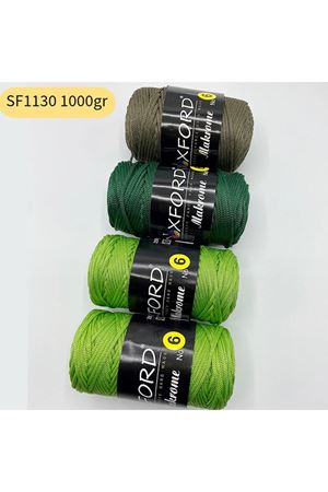 Stok Fazlası 1000 gram PP No:6 Makrome Yeşil Tonları SF1130