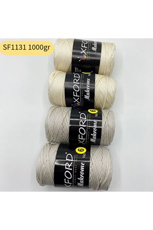 Stok Fazlası 1000 gram PP No:6 Makrome Krem Tonları SF1131