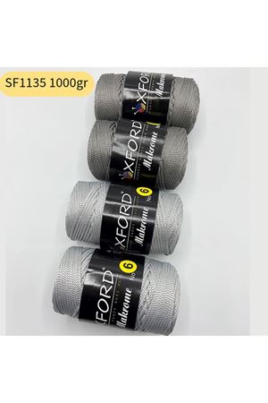 Stok Fazlası 1000 gram PP No:6 Makrome Gri Tonları SF1135