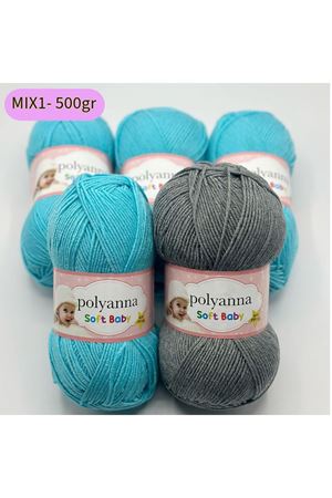 5'li Paket Polyanna Soft Baby MIX 1