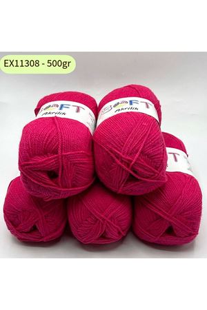 İhrac Fazlası 5'li Paket 500 gr Fuşya EX11308