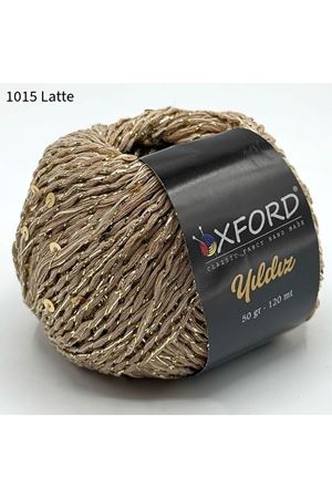 Oxford Yıldız Pullu İp - 1015 Latte