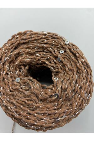 Stok Fazlası Paket 640gr Cotton Latte Gümüş Simli Gümüş Pullu ES194