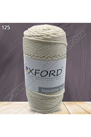 Oxford 3 No Simli Lurex Makrome - 125 Koyu Krem