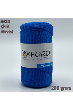 Oxford No:4 200 gram Makrome - 3020 Çivit Mavi
