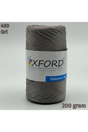 Oxford No:4 200 gram Makrome - 430 Gri