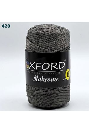 Oxford 6 No Makrome - 420 Koyu Gri
