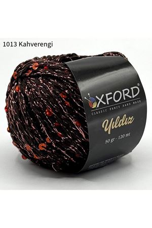 Oxford Yıldız Pullu İp - 1013 Kahverengi