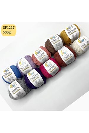 Stok Fazlası Eco Cotton Baby 10'lu Paket 500 gram Mix SF1217